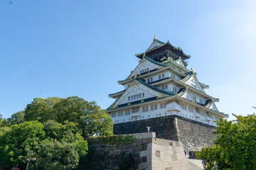 Osaka Castle in Japan