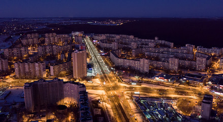 Naklejka premium Noc Charków