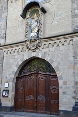 Liebfrauenkirche entrance door, Koblenz Germany