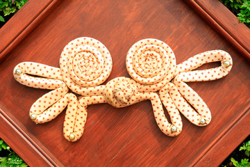 Traditional Chinese buckle loop molding crafts