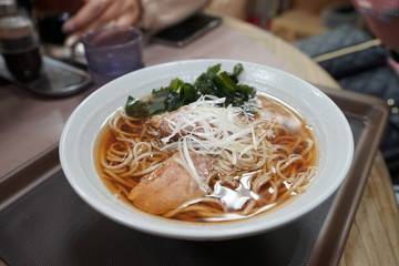 thai noodle soup with noodles