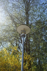 Old lamps along the way, which are still in operation today