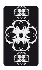 Tarot cards - back design.  Abstract pattern