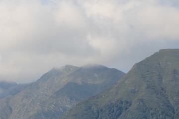 Obraz premium High mountains view