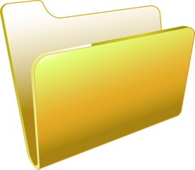 Folder for documents. Vector icon.