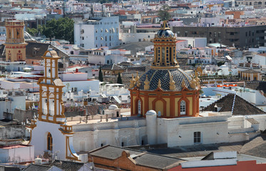 The Catholic church of St. Mary Magdalene in Seville, Spain.