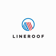 Abstract Roof for Home Logo Design