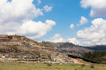 Fototapeta na wymiar Saqsaywaman, archeological site, Peru