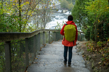 Schaffhausen Rheinfall Herbst Oktober