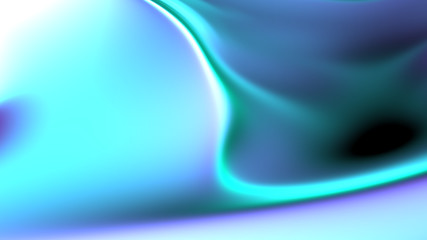 wavy pattern in graduated blue, abstract composition