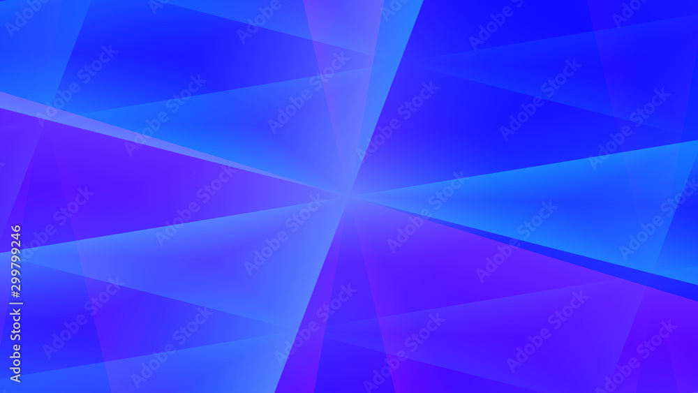 Poster abstract pattern of glowing radial rays on a multi-colored background