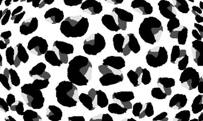 Leopard print. Animal skin pattern.