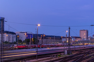 Fototapeta na wymiar Railroad Munich