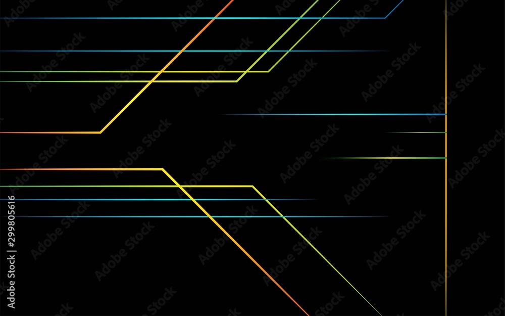 Poster abstract digital background geometry line with dashes