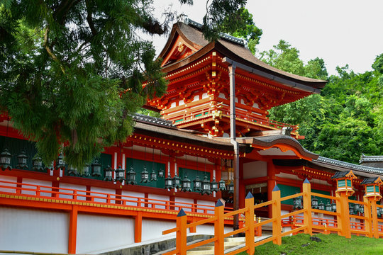 The main sanctuary, Kasuga-taisha Shrine, Nara, Honshu, Japan