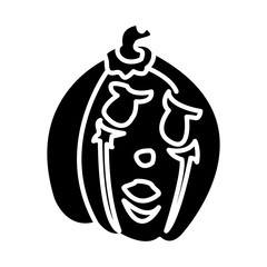 Pumpkin icon vector design template