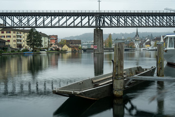 Naklejka premium Schaffhausen im Herbst Schweiz
