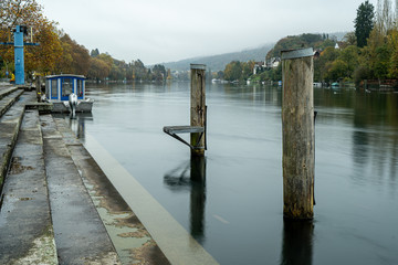 Fototapeta premium Schaffhausen im Herbst Schweiz