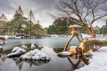 Kanazawa, Ishikawa, Japan winter
