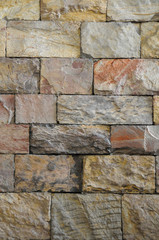 Muro de roca vertical