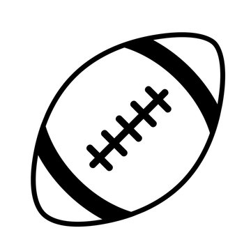 Football ball clip art. Sports decor digital design. Sport vector design. Stock file.