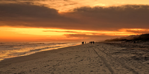 Hazy Sunset On Hilton Head Island