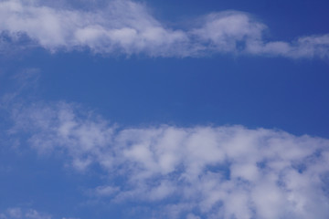 Blue sky with clouds