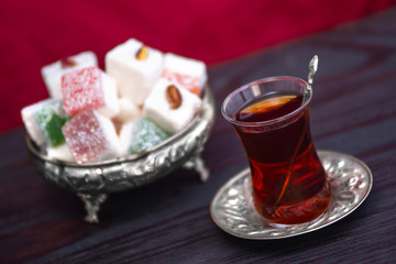 Turkish delight and tea