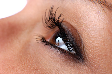 Obraz premium Close up of natural female eye