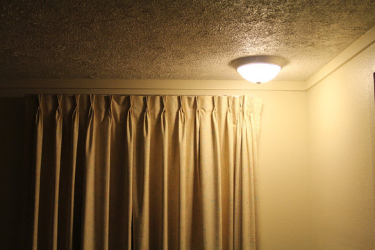 Ceiling Lamp Cinematic Motel Room