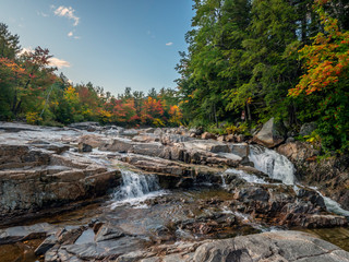 Autumn on the swift river
