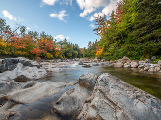 Autumn on the swift river