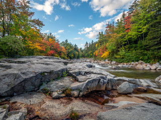 Autumn on the swift river