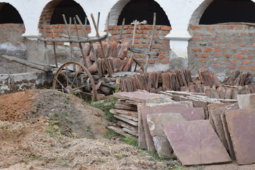 A Rural courtyard