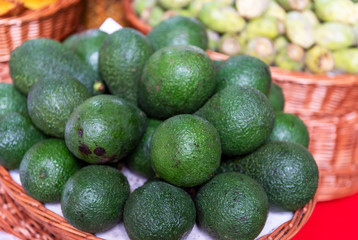  tropical fruit at an island market