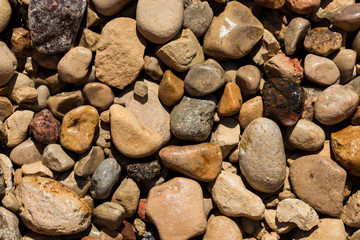 Wet Stone Pebbles Texture Or Stone Pebbles Background For Design