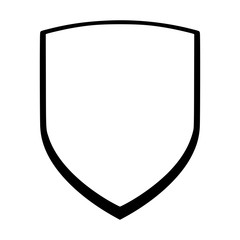 Obraz premium Shield icon vector illustration