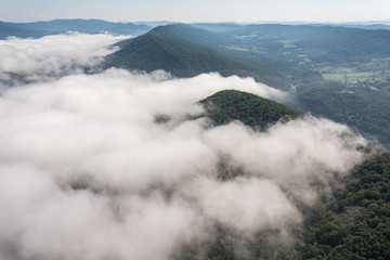 New River, Virginia, Mountain Clouds