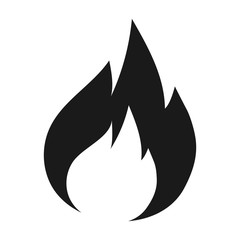 Fire flames icon vector illustration