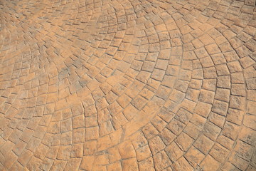 Reticulate traces on the ground