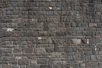 Brick wall. design element. Ancient brick wall texture. dark black brick wall surface texture for background. Black brick wall texture, brick surface as background