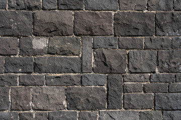 Brick wall. design element. Ancient brick wall texture. dark black brick wall surface texture for background. Black brick wall texture, brick surface as background