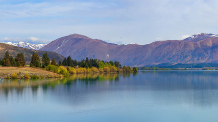 Lake Ruataniwha near Twizel, New Zealand