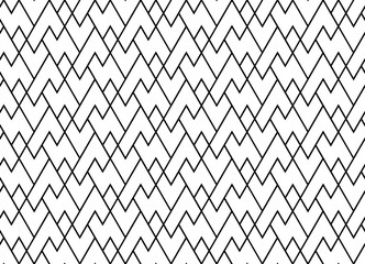 The geometric pattern with lines. Seamless vector background. White and black texture. Graphic modern pattern. Simple lattice graphic design