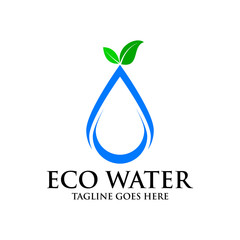 eco logo icon template, environment vector element