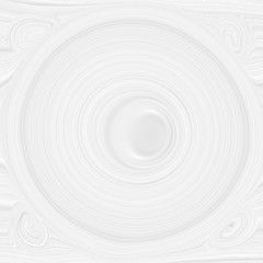 Blurred white background with elements of circles. The texture of volumetric figures for a screensaver or wedding card. Blur with space design.