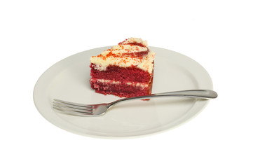 Slice of cake on a plate