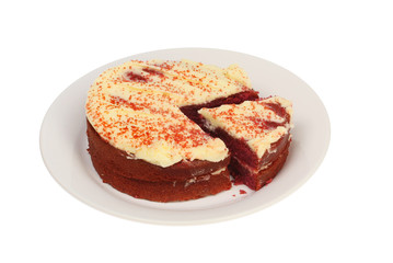 Cake on a plate