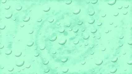 water drops on blue background