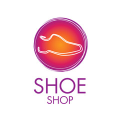Vector logo for shoes and sneakers store